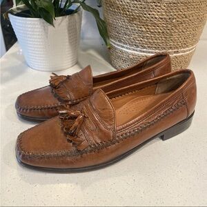 Bostonian Brown Leather Kiltie Tassle Loafers Men’s 9.5M